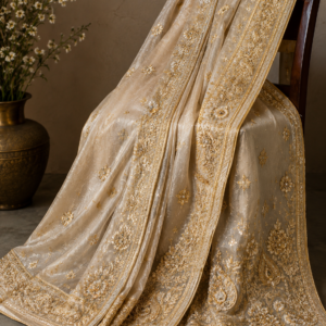 zardosi work saree